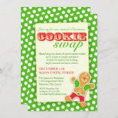 Invitation Christmas Cookie Swap (Devant / Derrière)