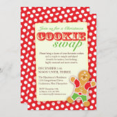 Invitation Christmas Cookie Swap (Devant / Derrière)
