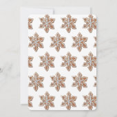 Invitation Christmas Cookie Sweet Love Fête des mariées de va (Dos)