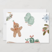 Invitation Christmas Cookie Sweet One 1st Birthday Photo (Dos)