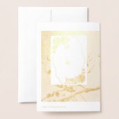 invitation christmas foil card folie kaarten (Met envelop)