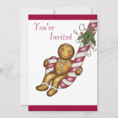 Invitation Christmas Gingerbread (Devant)