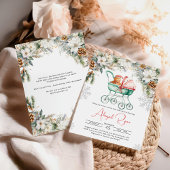 Invitation Christmas Gingerbread Cookie Baby Shower