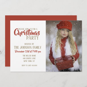 Invitation Christmas Girl