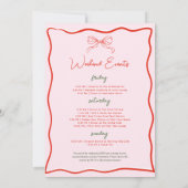 Invitation Christmas Hand Drawn Bachelorette Weekend (Dos)