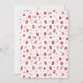 Invitation Christmas Holiday Gingerbread Échange de biscuits (Dos)