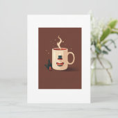 Invitation christmas hot chocolate (Debout devant)