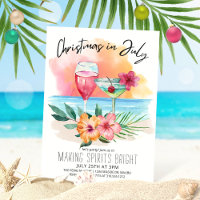 Christmas In July Tropical Beach Summer Party