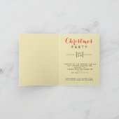 Invitation Christmas in Paris Eiffel Tower Winter Personalize (Intérieur)