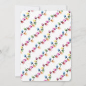 Invitation Christmas Lights Colored Holiday Party (Dos)