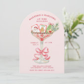 Invitation Christmas Martinis and Mahjong Party (Debout devant)