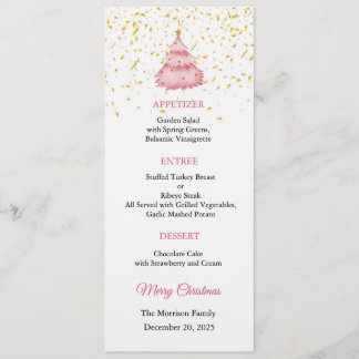 Invitation Christmas Menu Invitation, Christmas Dinner