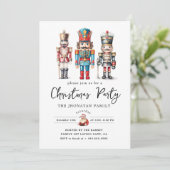 Invitation Christmas Nutcracker Isolated (Debout devant)