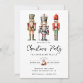 Invitation Christmas Nutcracker Isolated (Devant)