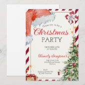 Invitation Christmas Party (Devant / Derrière)