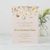 Invitation Christmas party  (Debout devant)