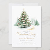 Invitation Christmas Party Festive Corporate (Devant)