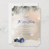 Invitation Christmas Party Invitation, Holiday Greetings Card (Devant)