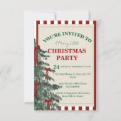 Invitation Christmas Party Invitation, Holiday Invite (Devant)