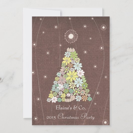 Invitation Christmas Party Travail d'entreprise (Devant)