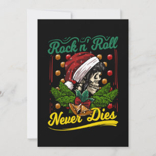 Invitation Christmas Rock n Roll ne meurt jamais Rockabilly G