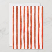 Invitation Christmas Santa Baby Clothesline Gender Reveal  (Dos)