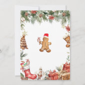 Invitation Christmas Santa Baby Sprinkle Baby Shower (Dos)