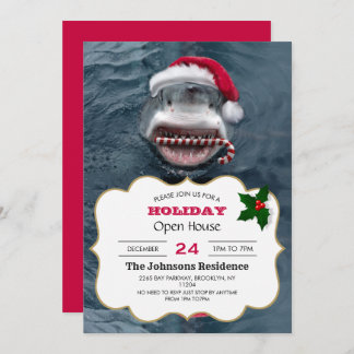 Invitation Christmas Shark