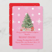Invitation Christmas Tree Corporate Office Event (Devant / Derrière)