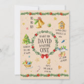 Invitation Christmas Watercolor (Devant)