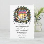 Invitation Christmas Winter Wonderland (Debout devant)