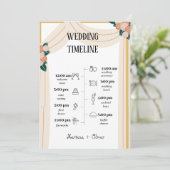 Invitation Chronologie du Mariage sans stress - Faites de vot (Debout devant)