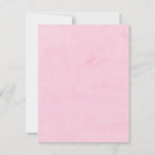 Invitation Chrysanthème rose L'Amour Est En Fête des mariées (Dos)