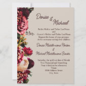 Invitation Chrysanthème sur parfaitement pâle (Devant)