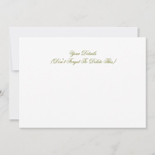 INVITATION CHRYSANTHEMUM (Dos)