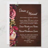 Invitation Chrysanthemum sur le Mariage de vin (Devant)