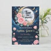 Invitation Chuchotements de deux au clair de lune (Debout devant)