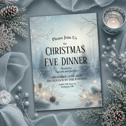 Invitation Chuchotements d'un solstice d'hiver