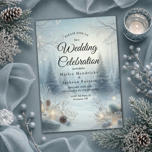 Invitation Chuchotements d'un solstice d'hiver