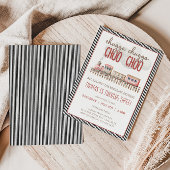 Invitation Chugga Chugga CHOO CHOO Train Anniversaire