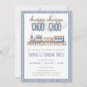 Invitation Chugga Chugga CHOO CHOO Train Anniversaire (Devant)