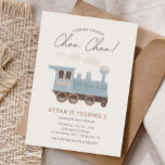 Invitation Chugga Chugga Choo Choo Train Vintage 2e anniversa<br><div class="desc">Célébrez l'anniversaire de votre petite fille avec cette invitation thématique.</div>