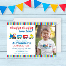 Chugga Chugga Deux Deux Train Anniversaire