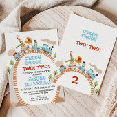 Invitation Chugga Chugga Deux Train 2e Anniversaire
