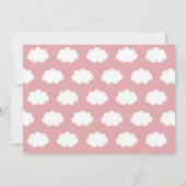 Invitation Chugga Chugga Deux Train Rose Girl 2e Anniversaire (Dos)