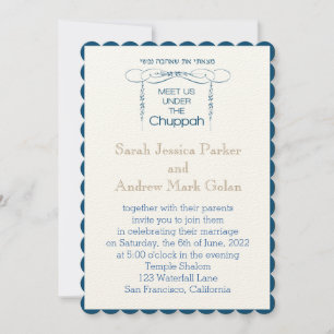 Invitation Chuppah unique