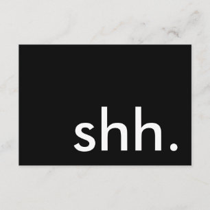 Invitation chut. c'est une fête !