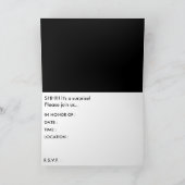 Invitation chut. c'est une fête ! (Intérieur)