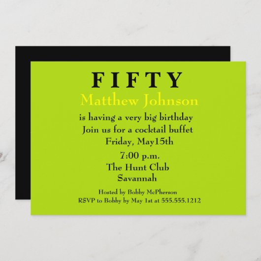 Invitation Chut...C'est une surprise ! ! ! ! ! ! (Devant / Derrière)