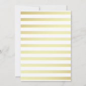 Invitation Chut... Je suis une surprise ! Anniversaire de l'o (Dos)